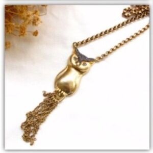 STELLA & DOT OWL Pendant Necklace